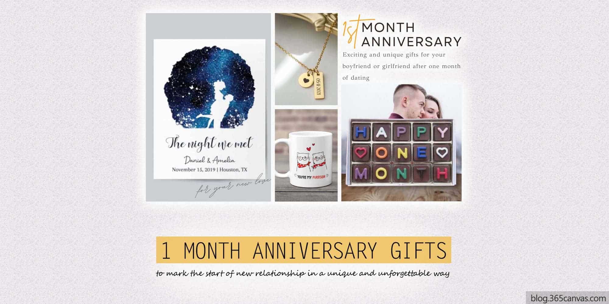 The 25 Amazing Gifts to Celebrate Your 1 Month Anniversary Together with Each Other in 2023