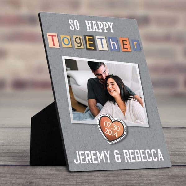 monthly anniversary gifts: So Happy Together Plaque
