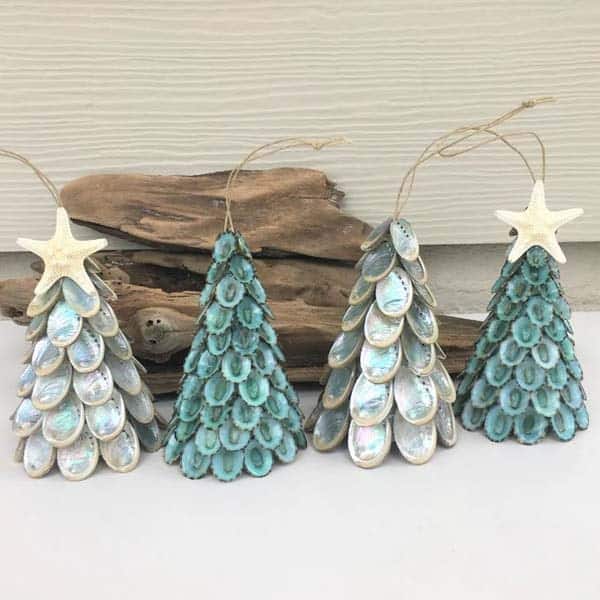 present ideas for christmas in july: Beach Christmas ornament