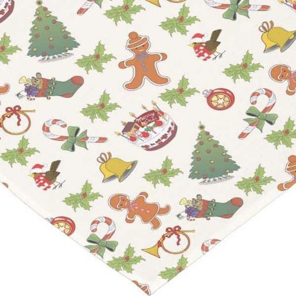 christmas in july gifts: Christmas Gingerbread Man Table Runner