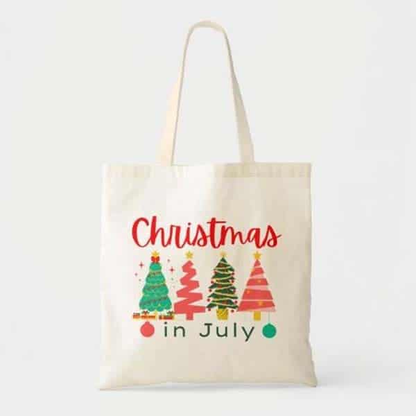 christmas in july gifts: Christmas in July Tote bag