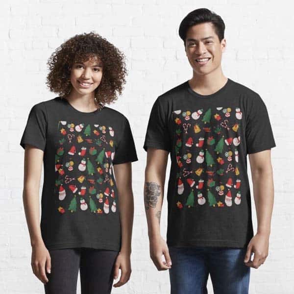 christmas in july gift ideas: Hawaiian Christmas T-Shirt