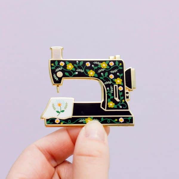 unique gift for quilter - Sewing Machine Pin