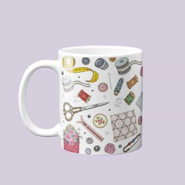 gifts for quilters 2022: Tailor Sewing Tools Mug