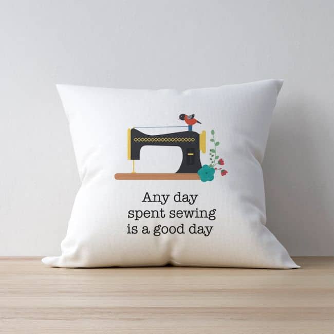 gifts for quilters who have everything; throw pillow