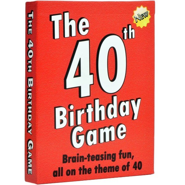 40th birthday gifts for men: The 40th Birthday Game