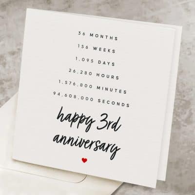 25 Best of 3 Year Dating Anniversary Gift Ideas (2023) - 365Canvas Blog