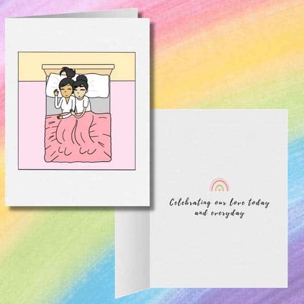 lgbt gift ideas: Celebrating Our Love Today Card