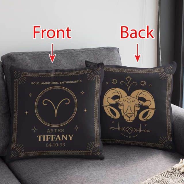 baby shower hostess gifts - Custom Zodiac Sign Pillow