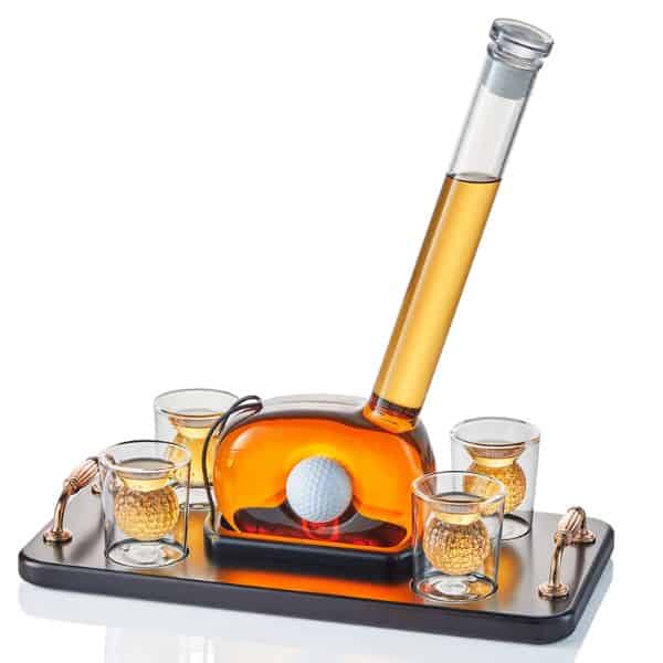 Golf Decanter Set for golfers who have everything
