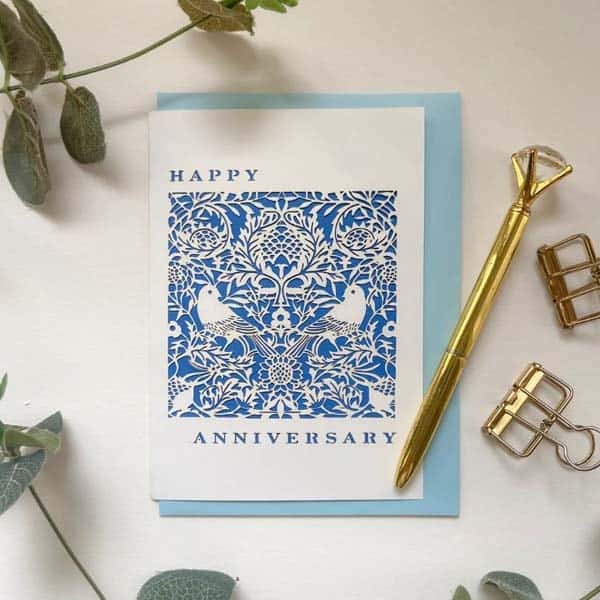 anniversary gift ideas on a budget: Handwritten Anniversary Card