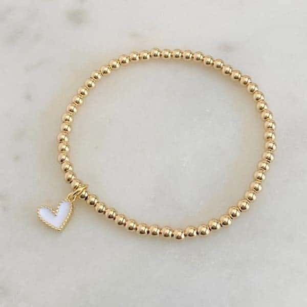 surprise romantic gifts for wife: Unique Heart Charm Bracelet