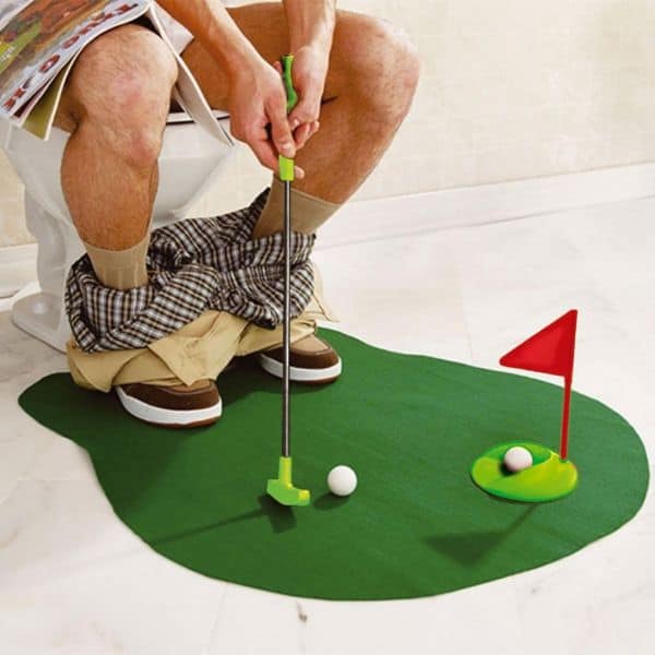 Potty Putter Toilet Golf Game - unusual golf gift