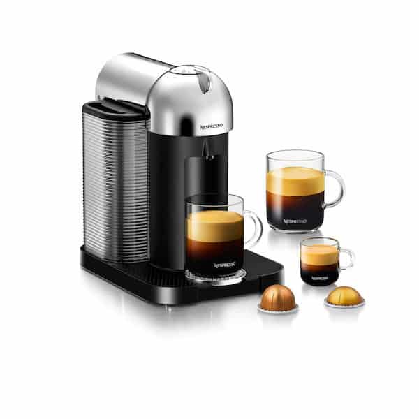 Unforgettable gifts for in-laws: Vertuo Chrome Coffee Machine 