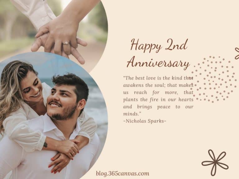 30+ Heartfelt 2nd Years Wedding Anniversary Quotes, Wishes