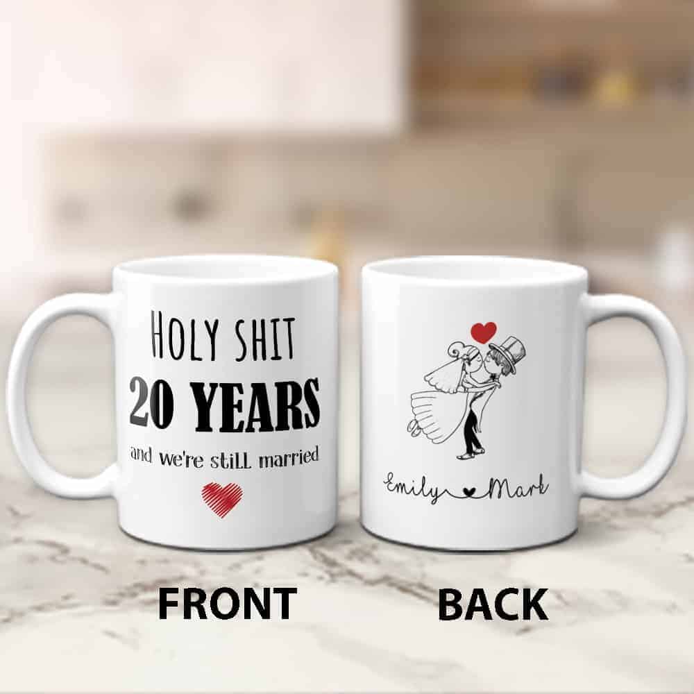 20 years and we are still married mug