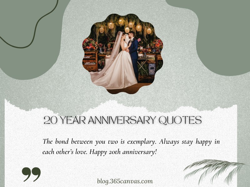 20th wedding anniversary quotes