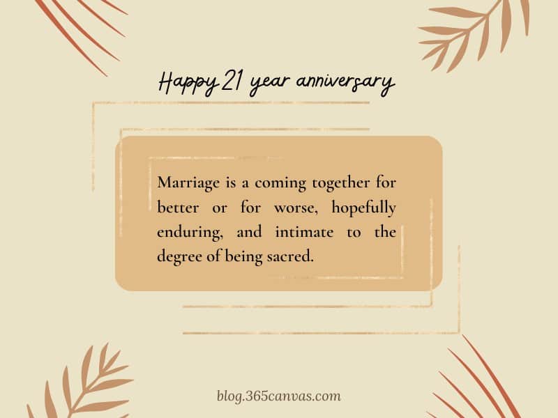 21 year married happy 21st wedding anniversary wishes