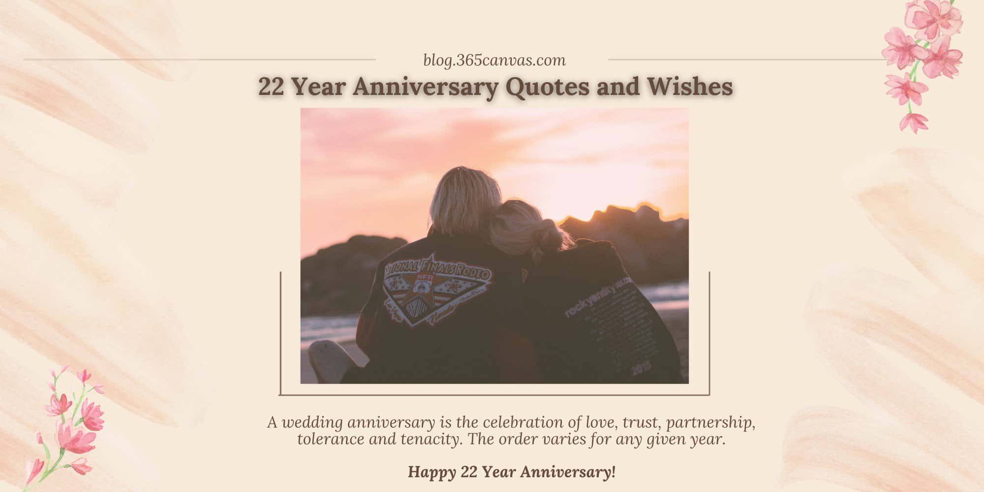 30+ Happy 22nd Year Copper Wedding Anniversary Quotes, Wishes And Messages