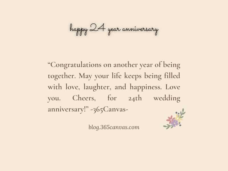 24th wedding anniversary quotes