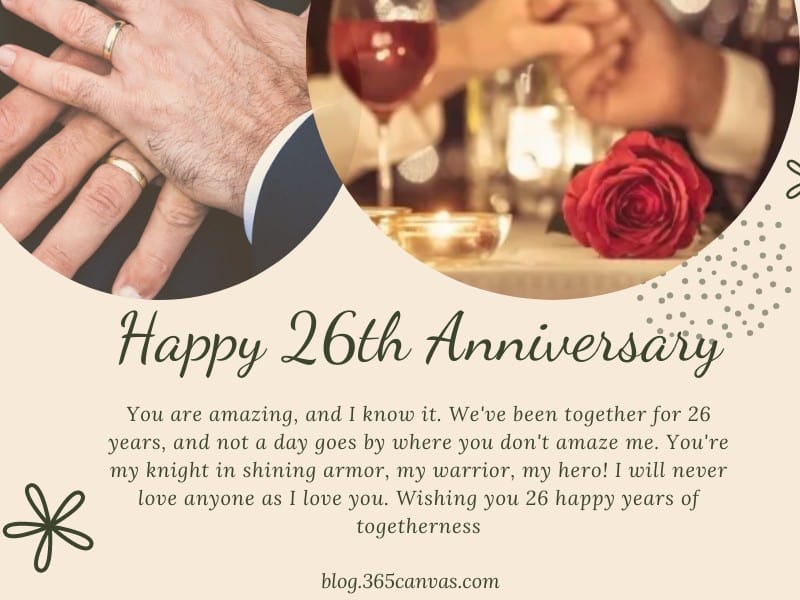 26th anniversary quotes