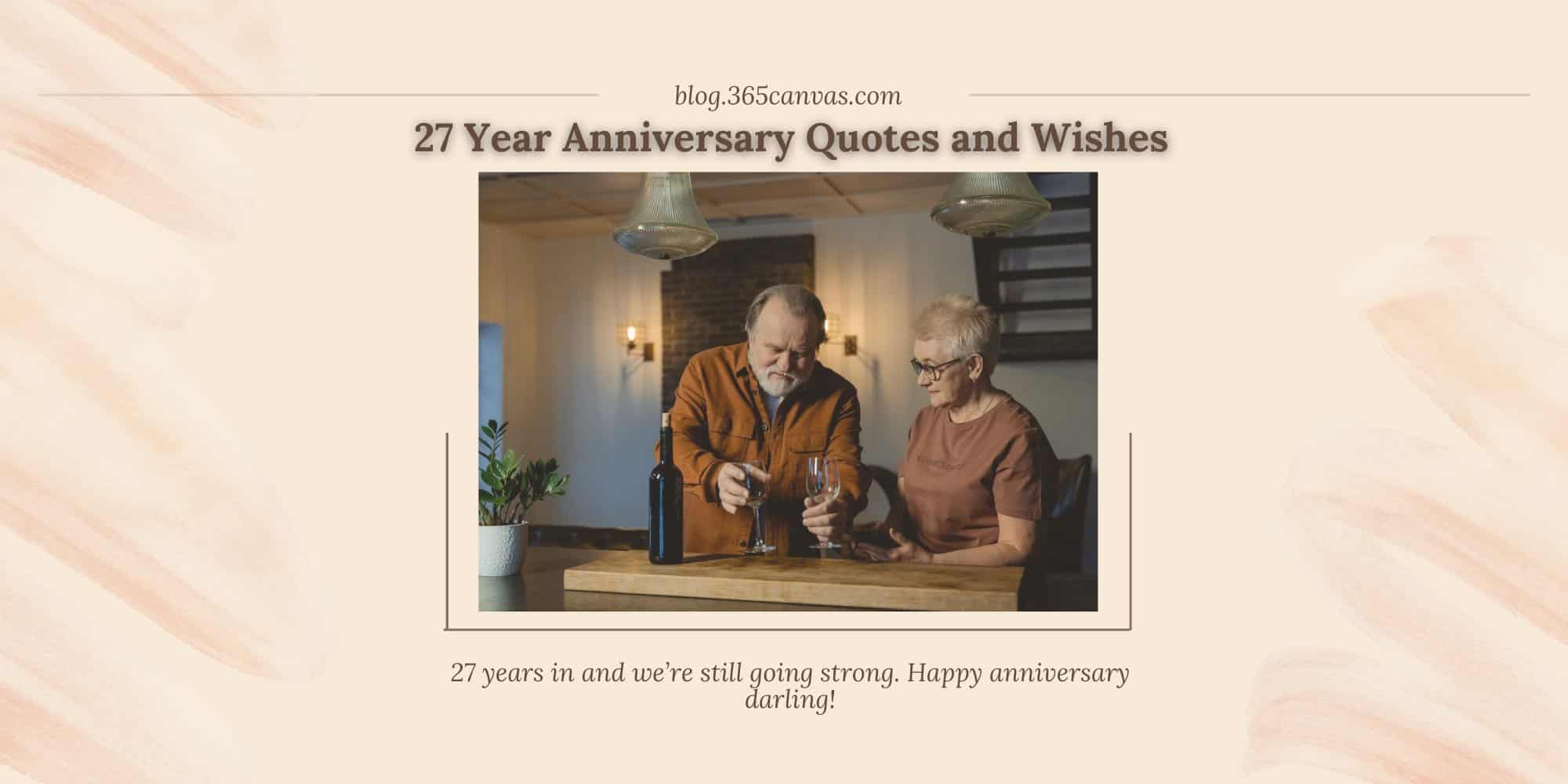 32+ Happy 27th Year Sculpture Wedding Anniversary Quotes, Wishes