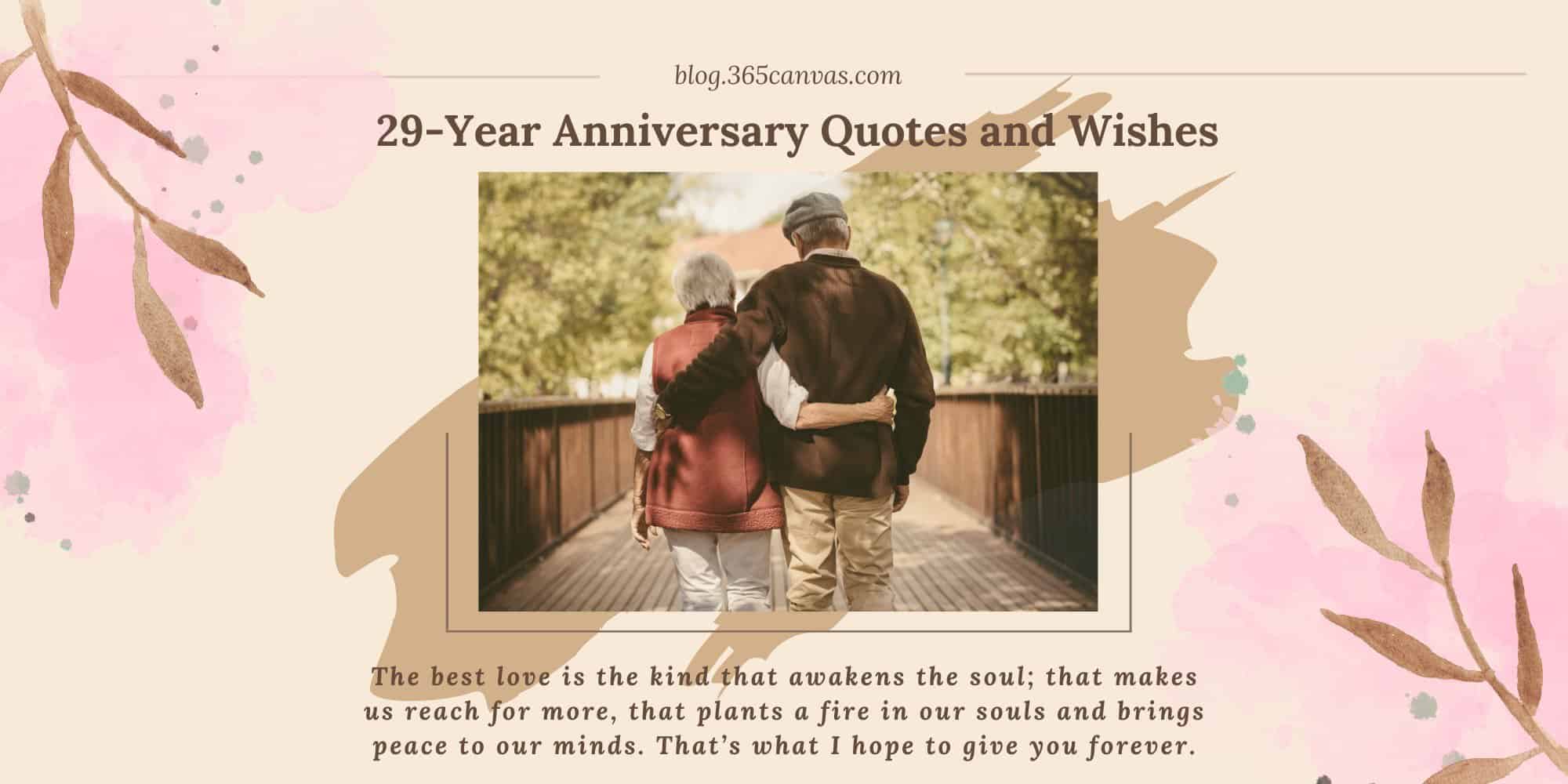 32 Sweetest 29th Year Wedding Anniversary Quotes Wishes