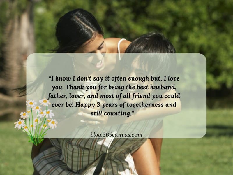 3 years wedding anniversary quotes