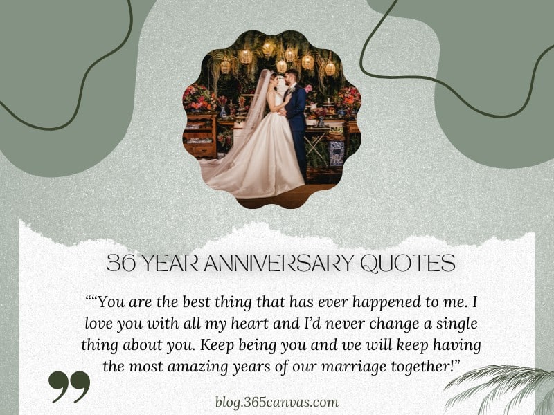 36-Year Anniversary Quotes and Wishes for Husband 