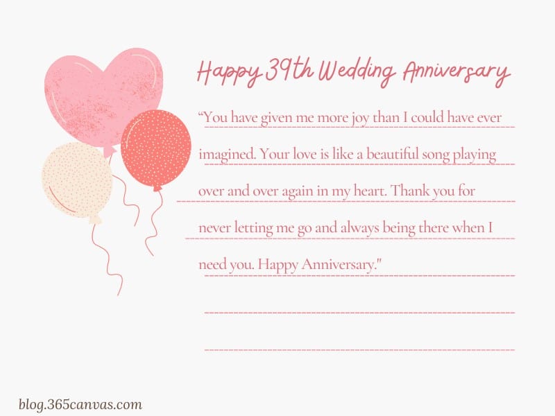 39-Year Anniversary Quotes for Husband