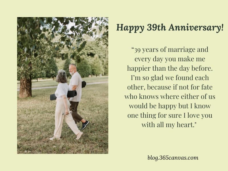 39-Year Anniversary Quotes for Wife