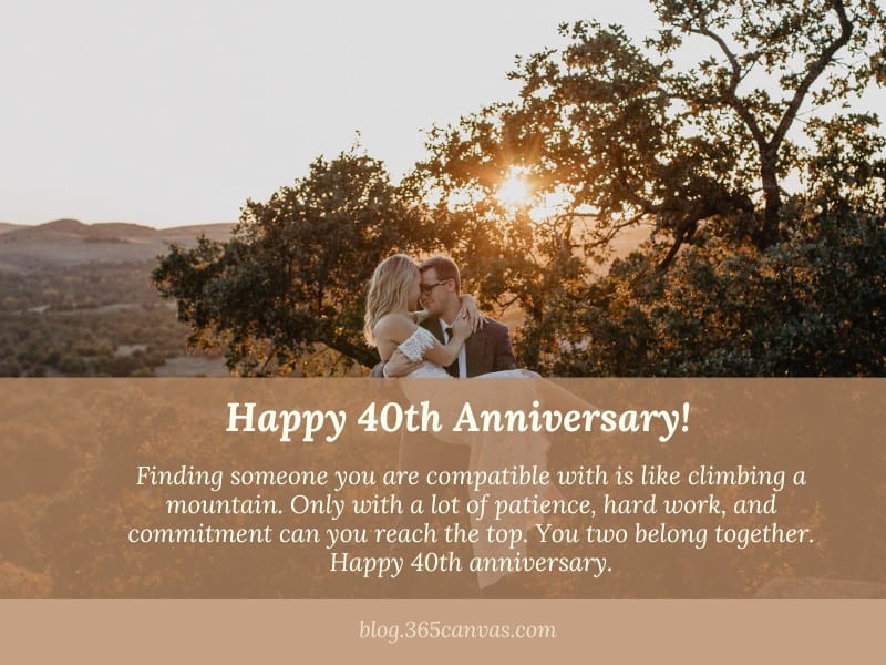40-Year Anniversary Quotes for Husband