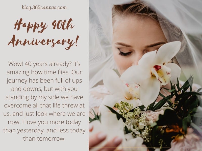 40-Year Anniversary Quotes for Wife
