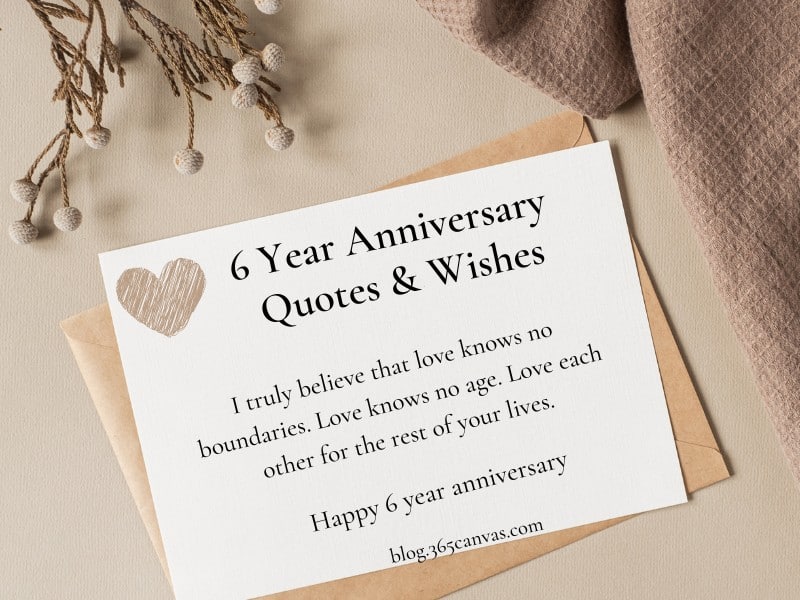 6 Year Anniversary Quotes for Couple