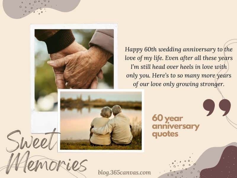60 Year Anniversary Quotes for Your Partner
