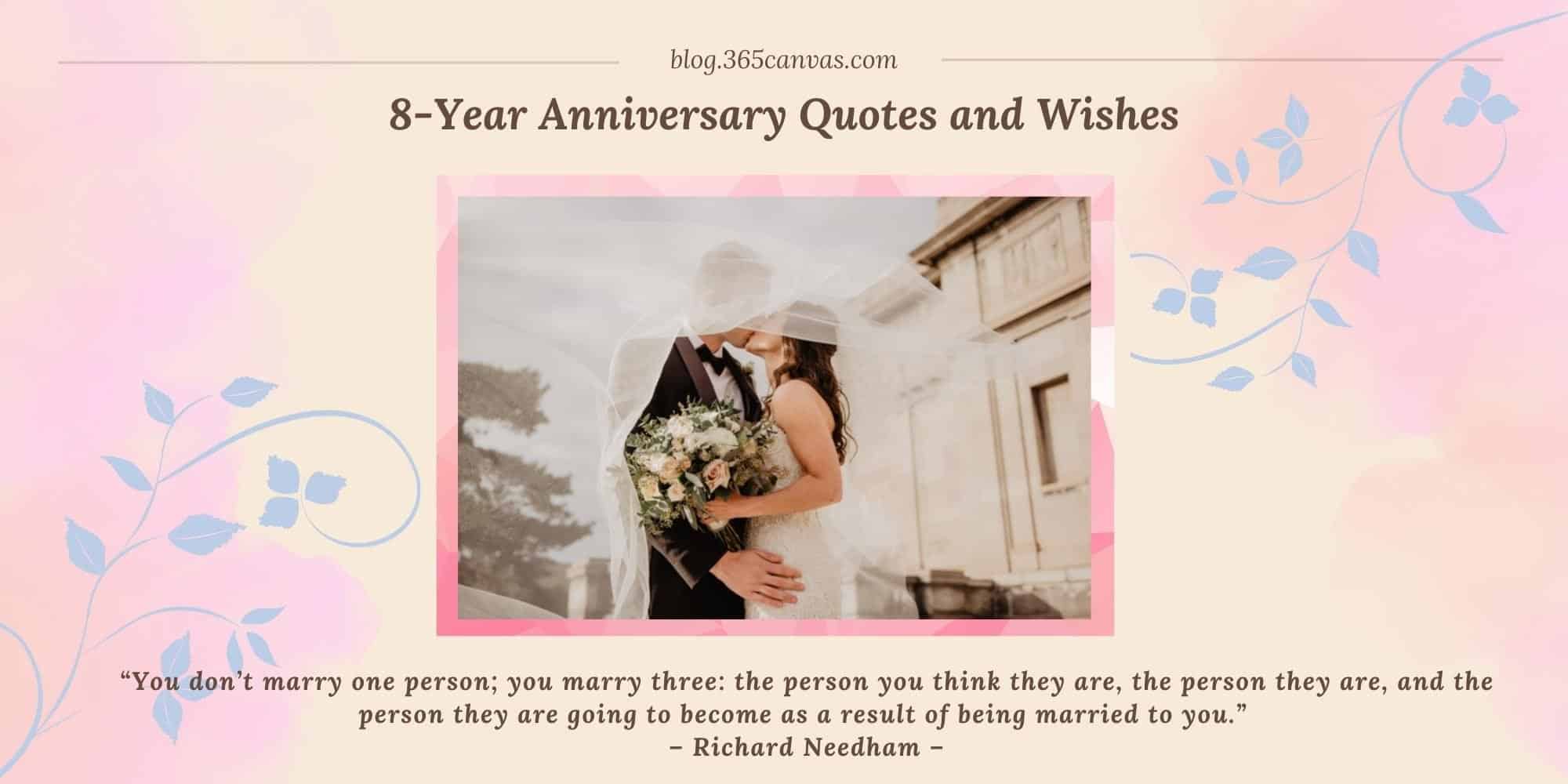 65+ Happy 8th years bronze wedding anniversary quotes, Wishes, and Messages