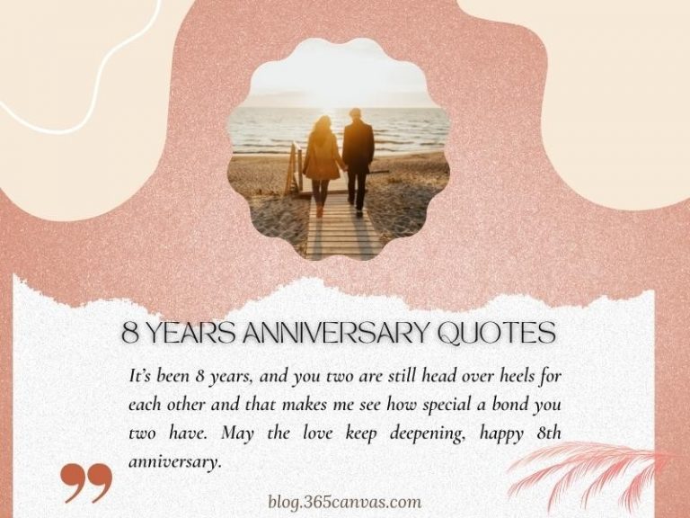 65 Great 8th Year Bronze Wedding Anniversary Quotes - 365Canvas Blog