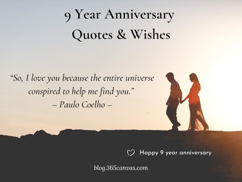 9th 9 year anniversary quotes
