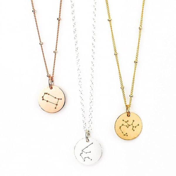 Jewelry gifts for girlfriend - Astrology Zodiac Necklace