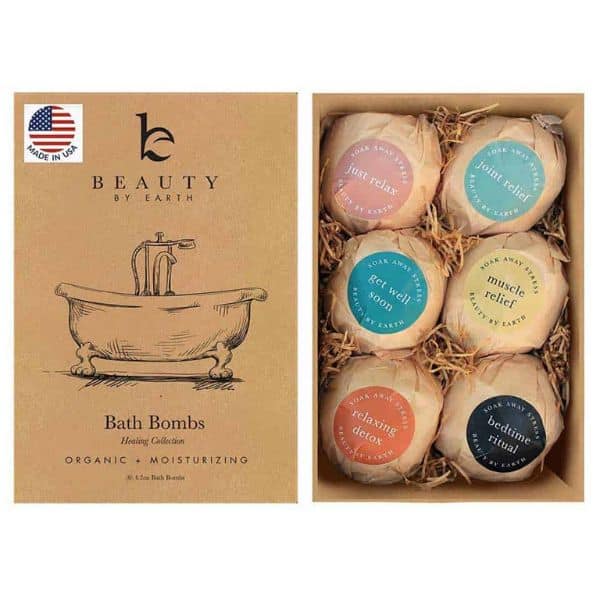 retirement gifts for a woman: Bath Bombs Gift Set