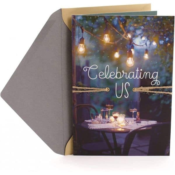 one-year anniversary gifts for girlfriend: "Celebrating Us" Love Card