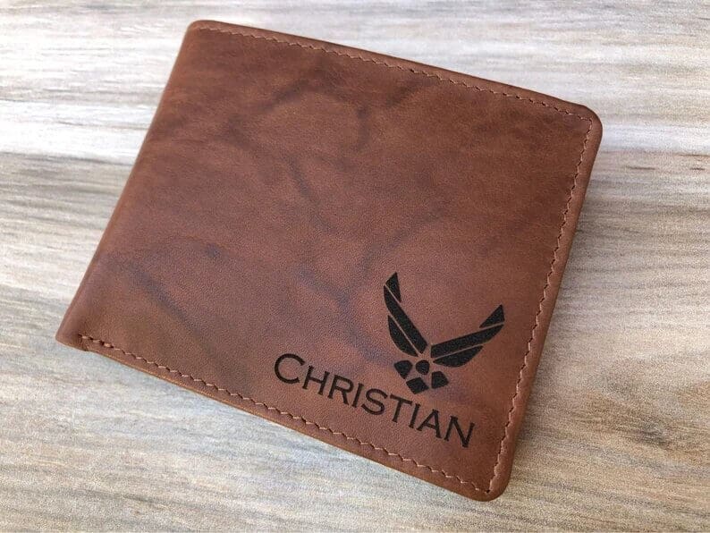 Customized Military Slim Wallet: gift for troops