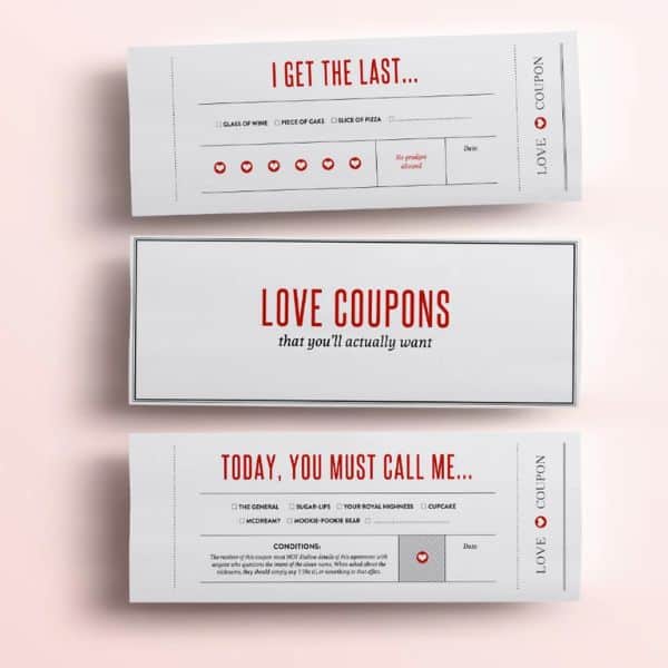 one-year anniversary gifts for her: Fun Love Coupon Book
