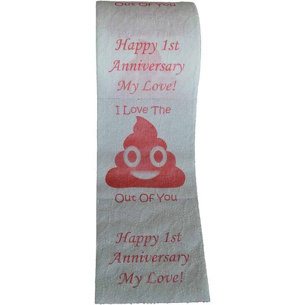 Happy 1st Anniversary Toilet Paper