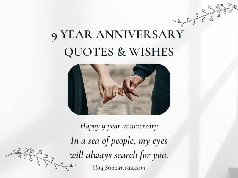 Heart-melting 9 Year Wedding Anniversary Quotes for Your Wife 