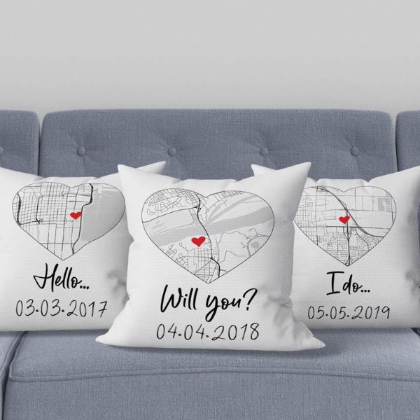 Hello Will You I Do Pillow: romantic gifts for him