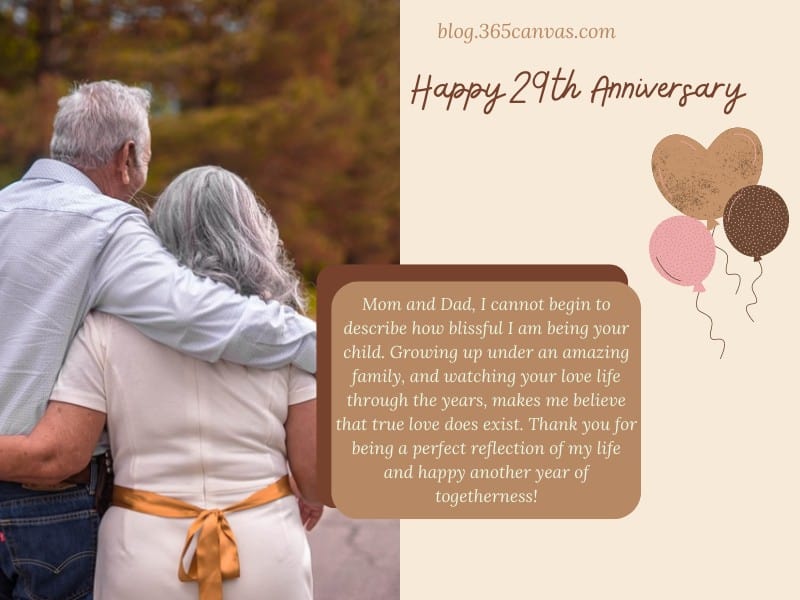 Inspirational 29th Anniversary Quotes For Parents