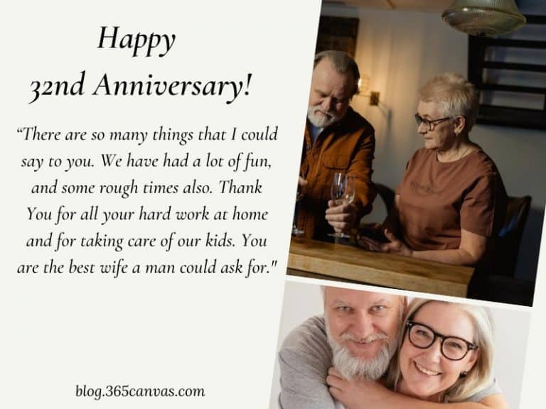 50+ Heartwarming 32nd Year Anniversary Quotes - 365Canvas Blog