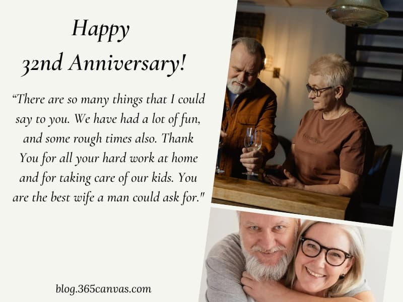 Inspirational 32-Year Anniversary Quotes For Wife