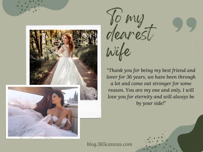 Inspirational 36-Year Anniversary Quotes for Wife